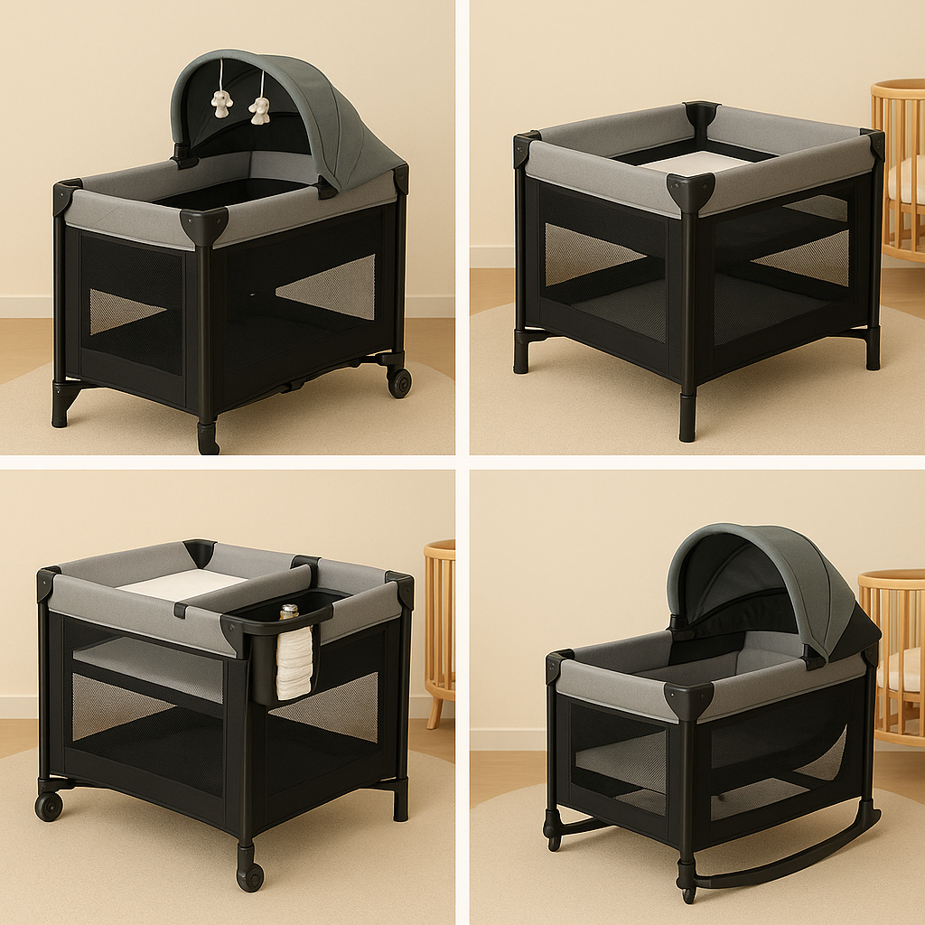 5-in-1 Travel-Ready Crib